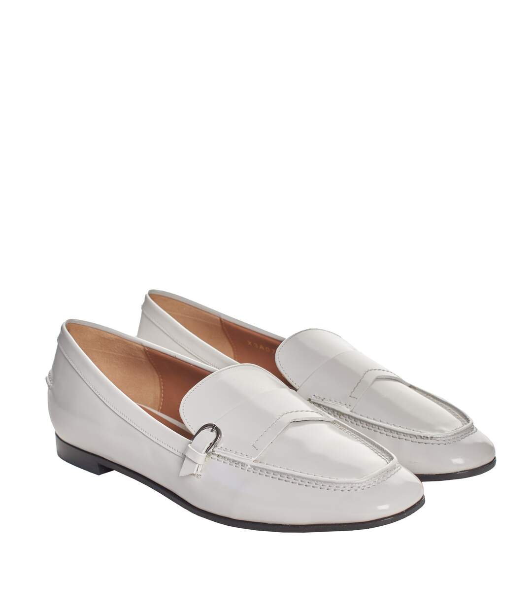 X3A079 women's leather loafers-3