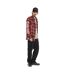 Chemise manche longues à carreaux poches avec print et écusson Juan Vondutch-5