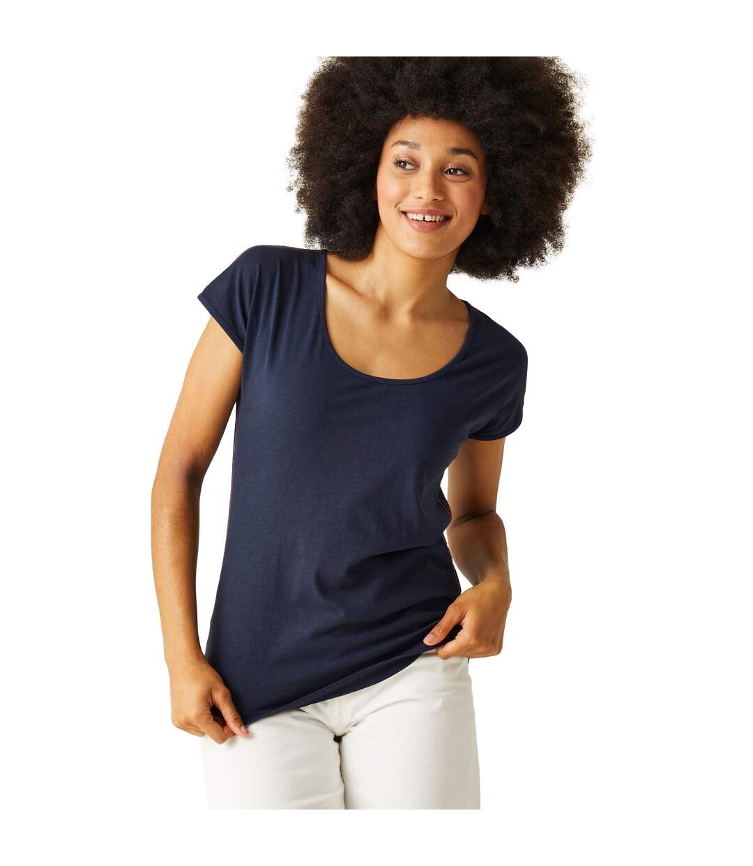 T-shirt telisse femme bleu marine Regatta-4