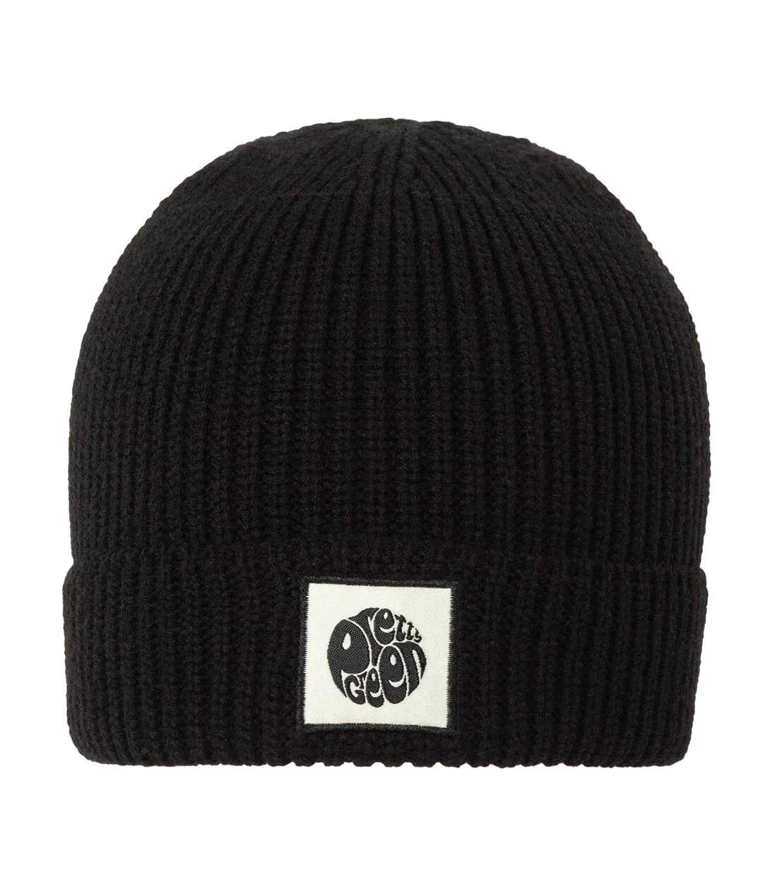Bonnet Motif/style Côtelé Homme Noir Pretty Green-1