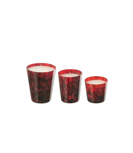 Bougie Parfumée Noa 12cm Bois de Santal Rouge