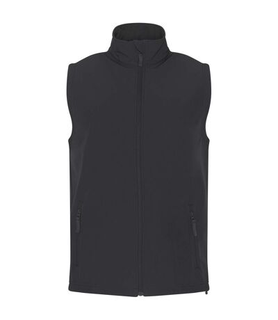 PRO RTX Mens Softshell 2 Layer Vest (Charcoal)