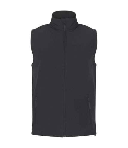 PRO RTX Mens Softshell 2 Layer Vest (Charcoal)