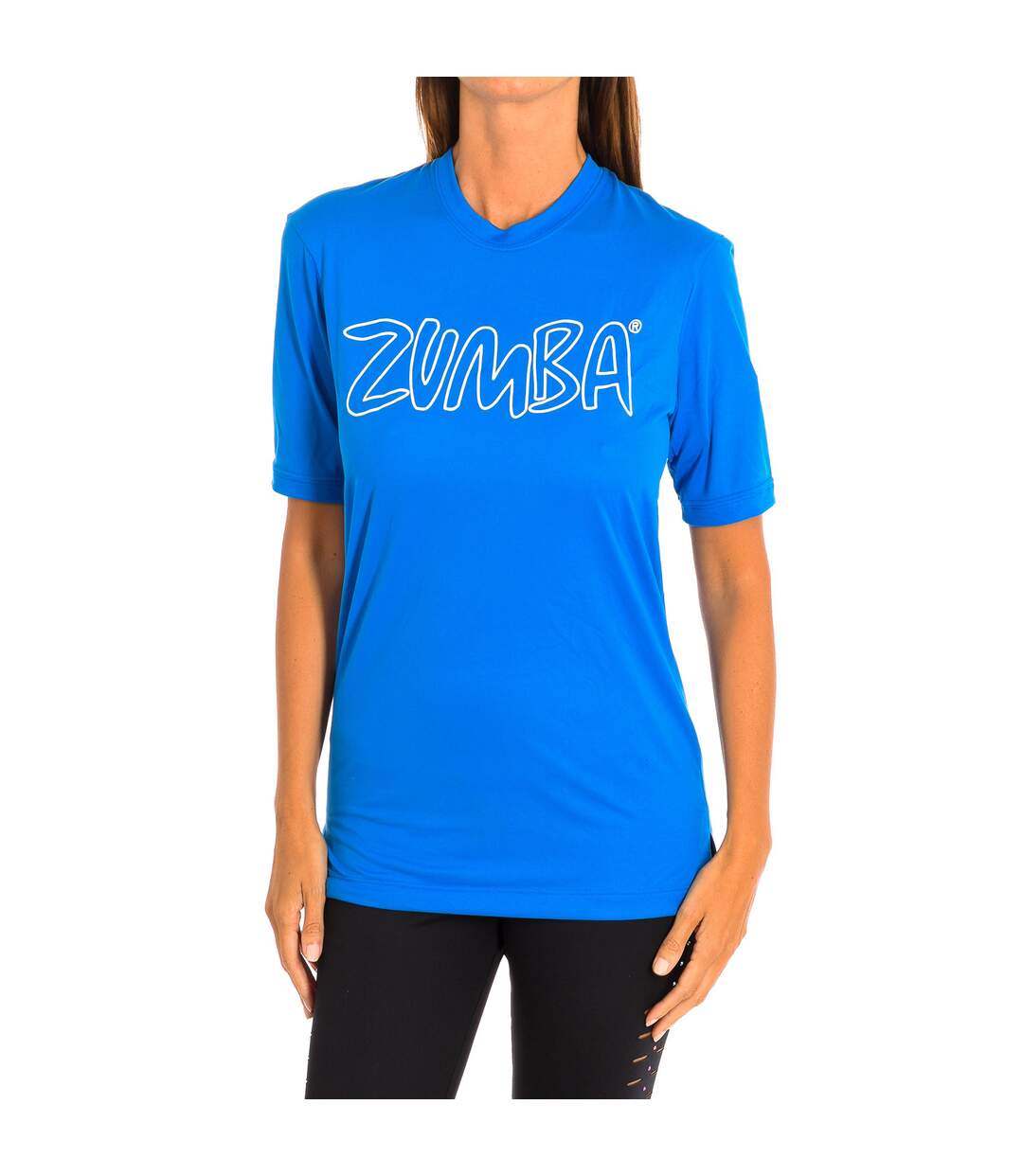 Women's sports t-shirt with sleeves Z2T00153-1