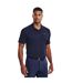 Polo Performance Homme Bleu Foncé Under Armour-4