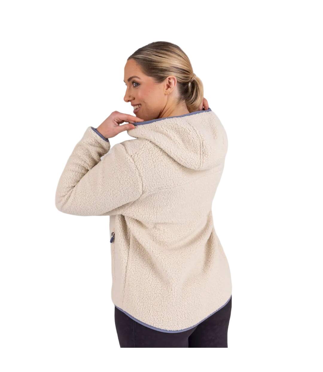 Veste polaire clement femme beige pâle Aubrion