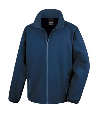 Result Core Mens Printable Soft Shell Jacket (Navy) - UTPC7178