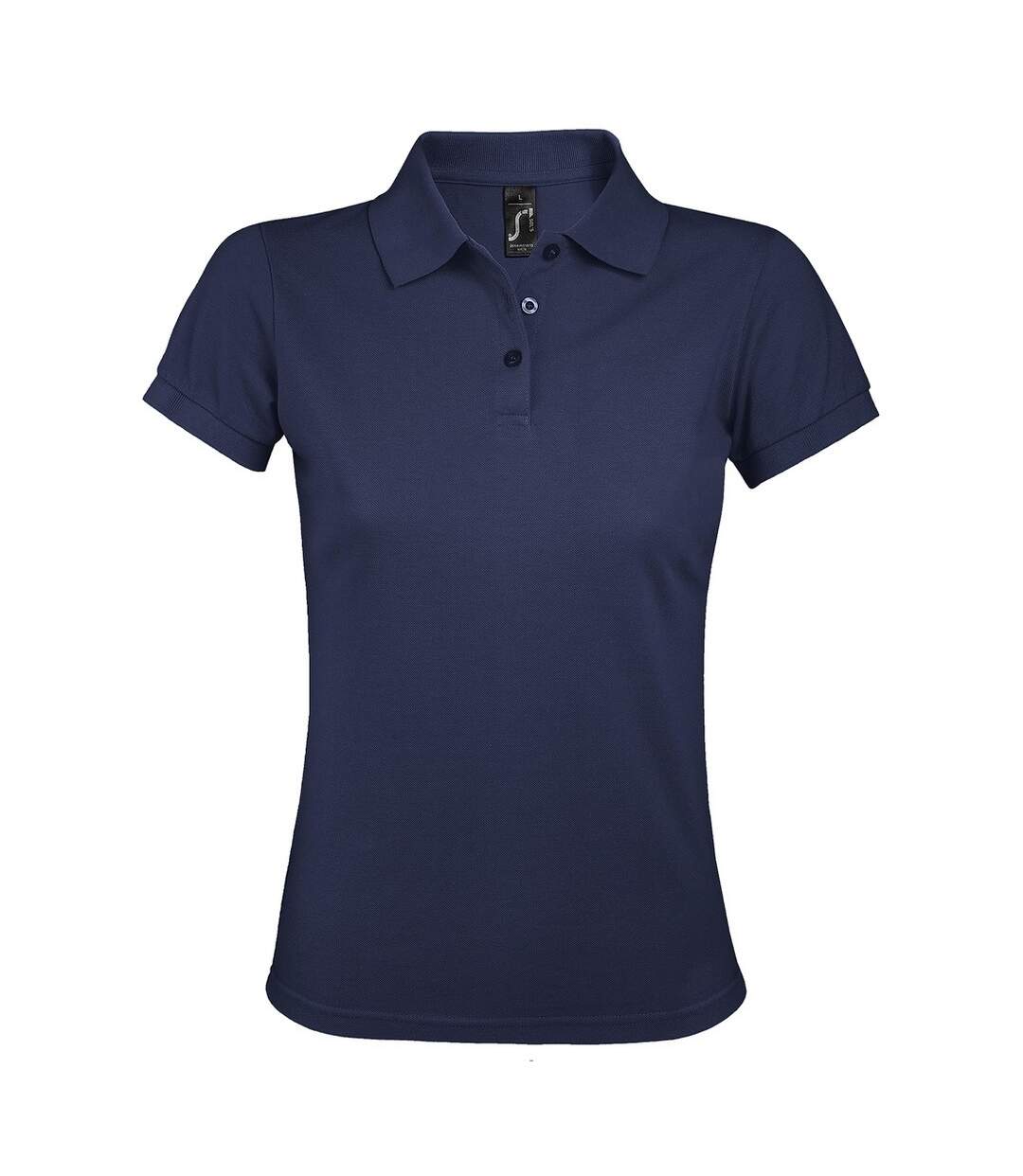 Polo manches courtes prime femme bleu marine SOLS