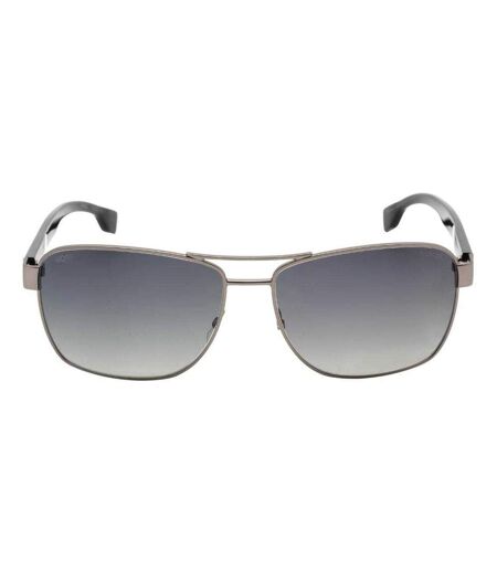 Mens Polarised Sunglasses One Size Silver Hugo Boss
