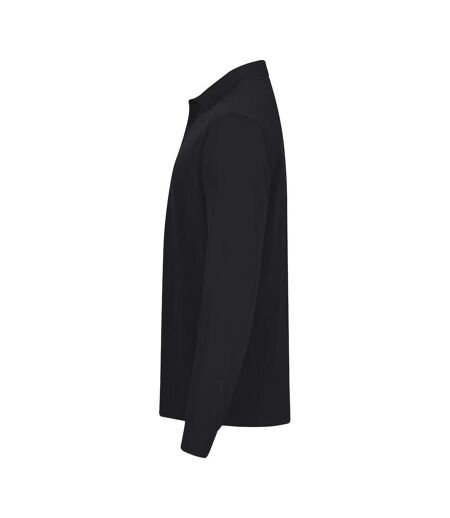 Polo Manches Longues Manhattan Homme Noir Clique