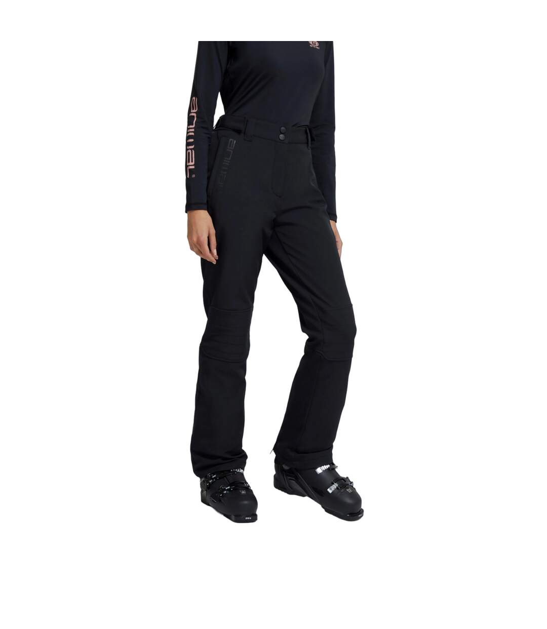 Womens/ladies alpine ski trousers black Animal-1