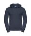 Sweat à capuche homme bleu marine Russell