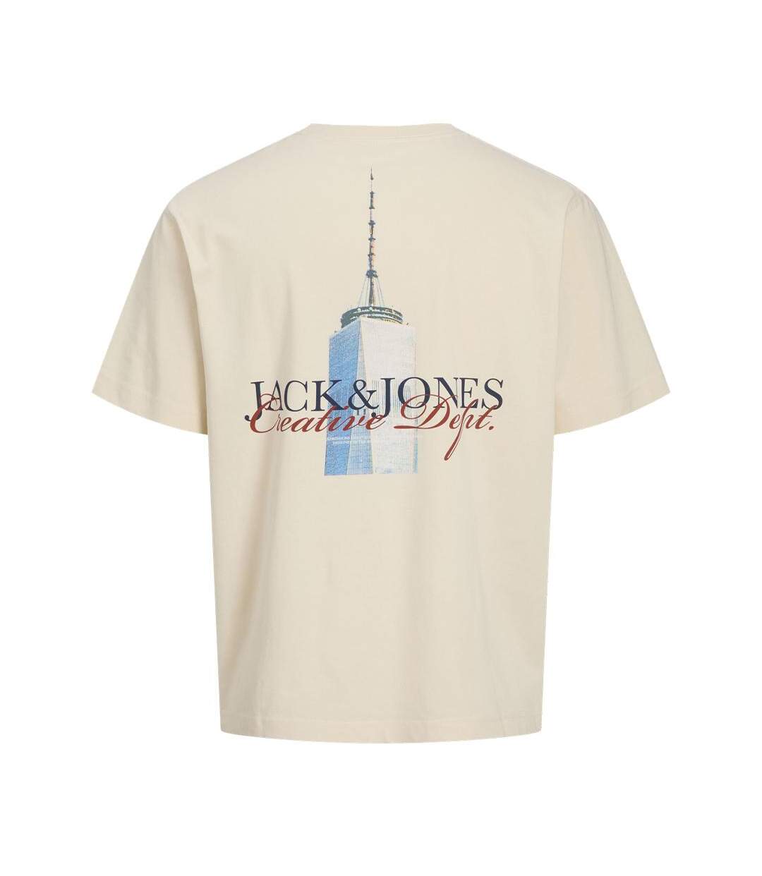 T-shirt beige homme jack & jones boston - xxl-2