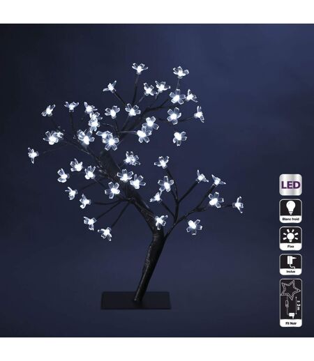 Arbre lumineux décoratif Prunus - 48 LED - Lumière blanche