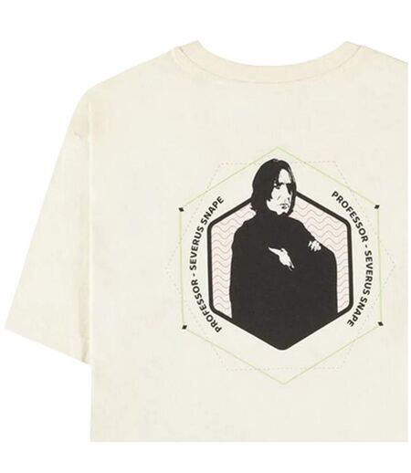 T-shirt Avada Kedavra Adulte Beige Harry Potter