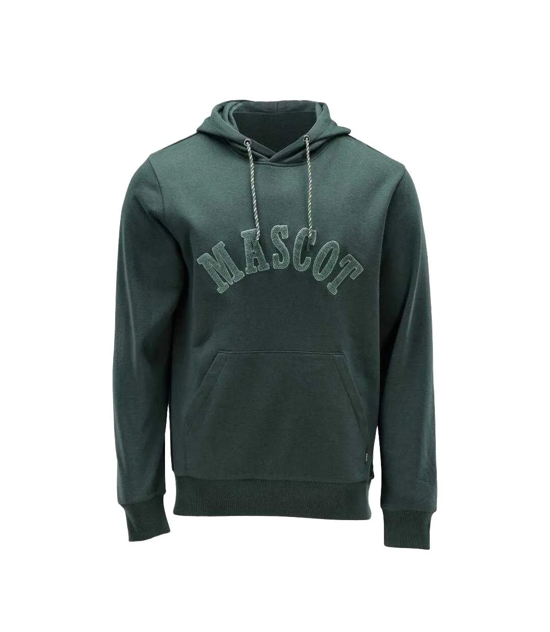 Mens Hoodie Forest Green Mascot-1