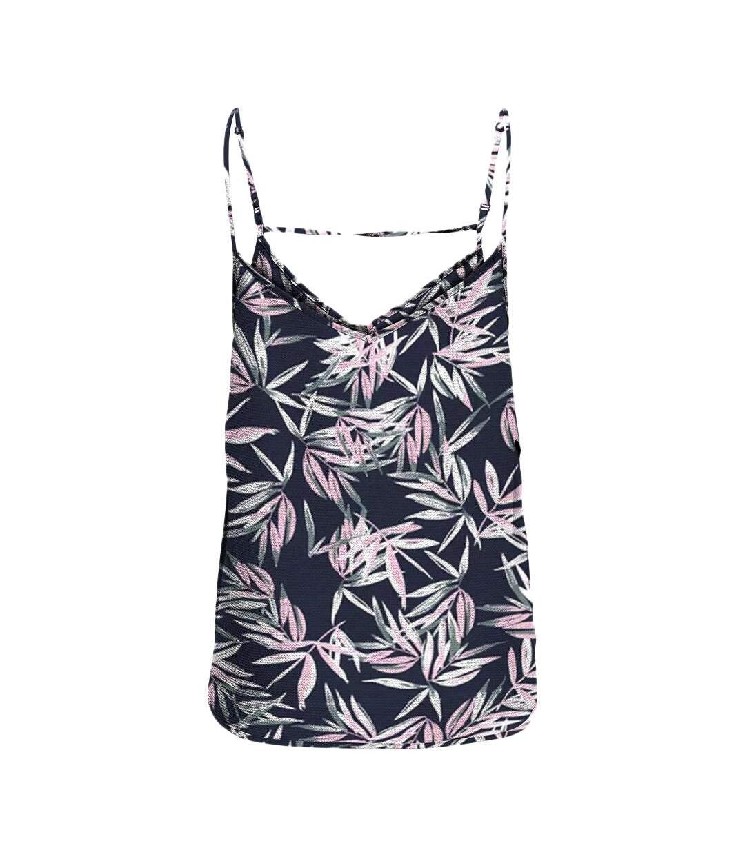 Top Marine/Rose à Motifs Femme Only Nova Life Paris - 34-1