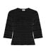T-shirt en maille noir femme jdy elly - m-1