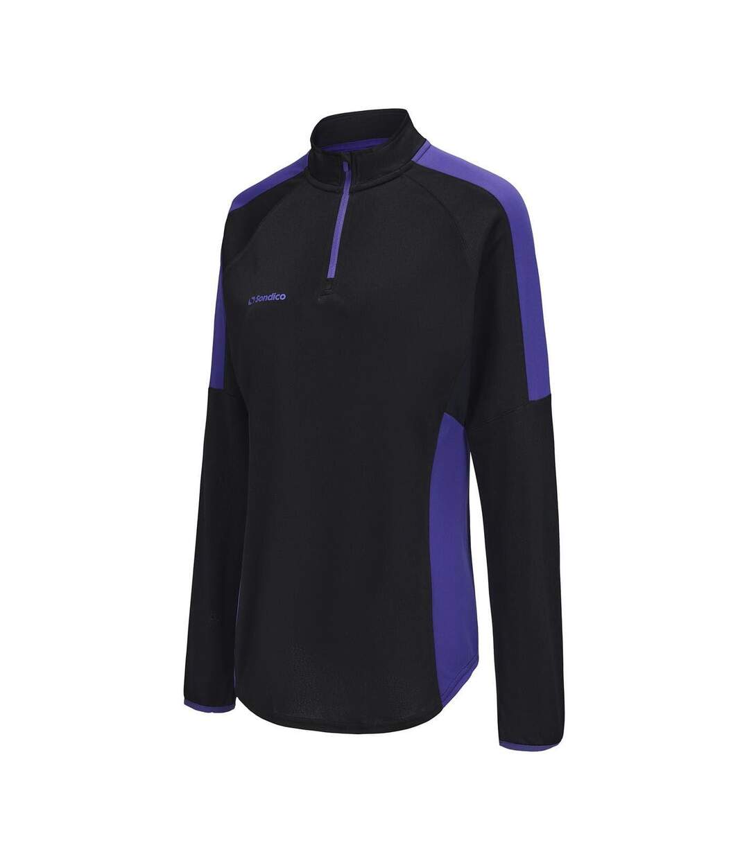Womens/ladies Logo Drill Top Black Sondico-3