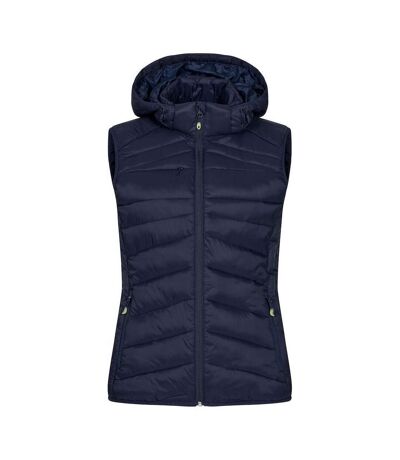 Womens/ladies idaho body warmer dark navy Clique