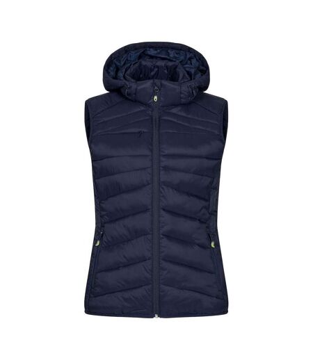 Womens/ladies idaho body warmer dark navy Clique
