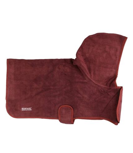 Regatta Dog Drying Coat (Claret Red) (S) - UTRG6576
