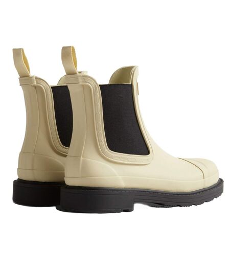 Mens commando chelsea boots gravel/black Hunter