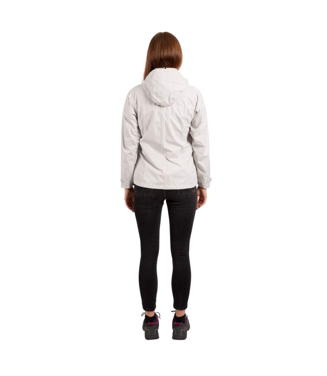 Veste imperméable review femme blanc cassé Trespass-2