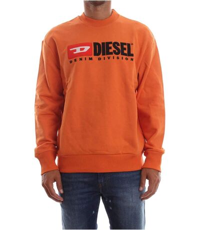 Sweat en coton à gros logo   -  Diesel - Homme