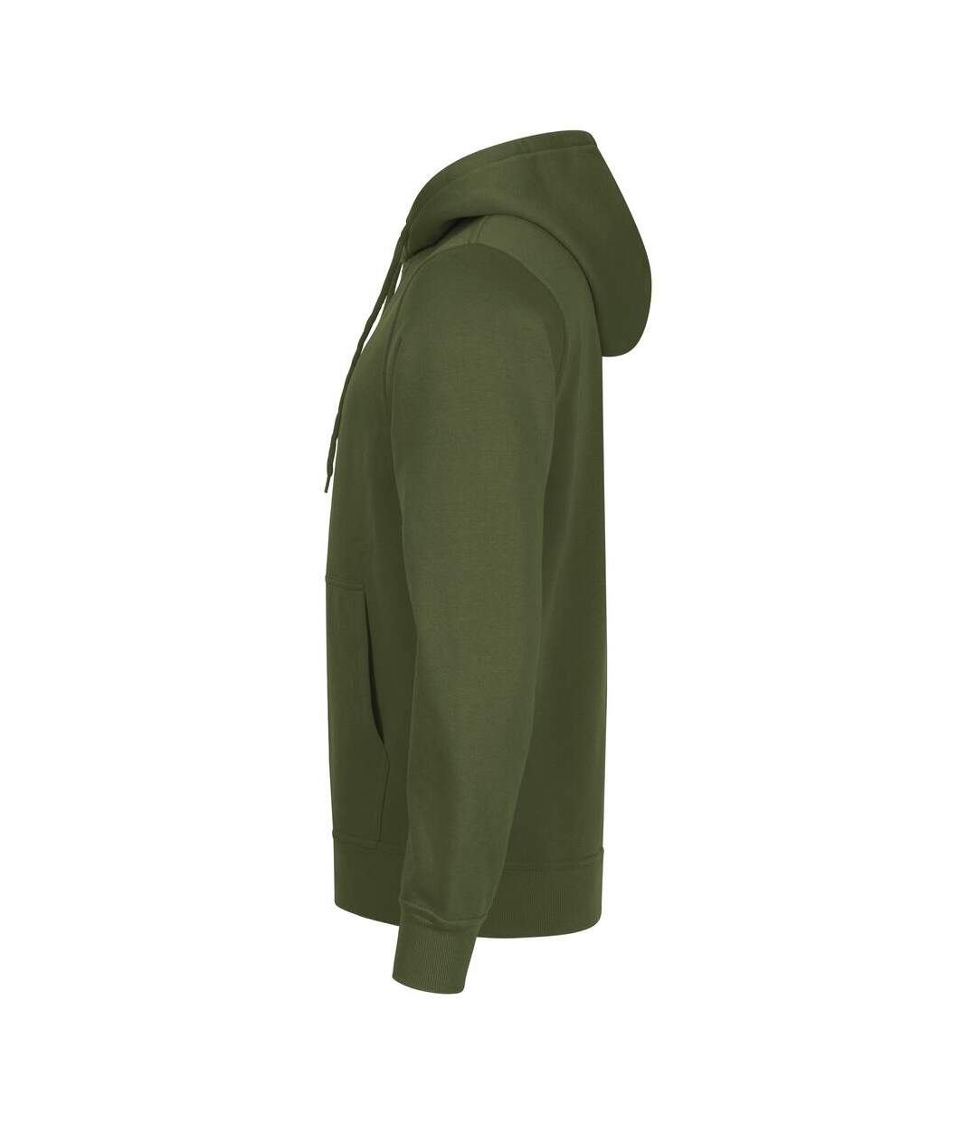 Sweat À Capuche Miami Adulte Vert Militaire Clique-3