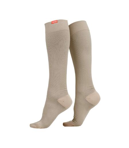 1 Pack Wide Calf Moisture Wicking Nylon Graduated Compression Socks | 15-20 mmHg