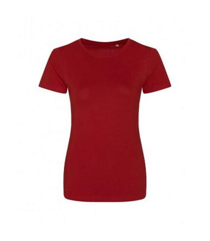 T-shirt femmes rouge Ecologie