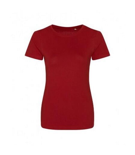 T-shirt femmes rouge Ecologie