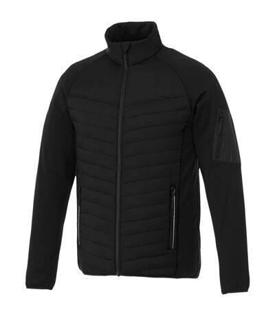 Elevate Mens Banff Hybrid Insulated Jacket (Solid Black) - UTPF1926