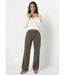 Pull chaud col V en maille avec mohair-3