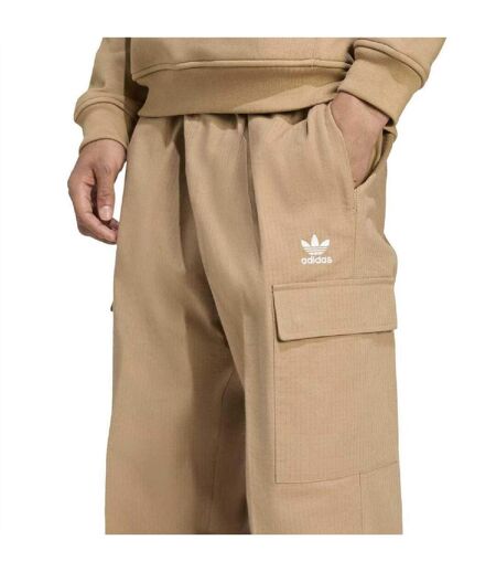 Pantalon À Poches Trefoil Essentials Homme Marron Adidas