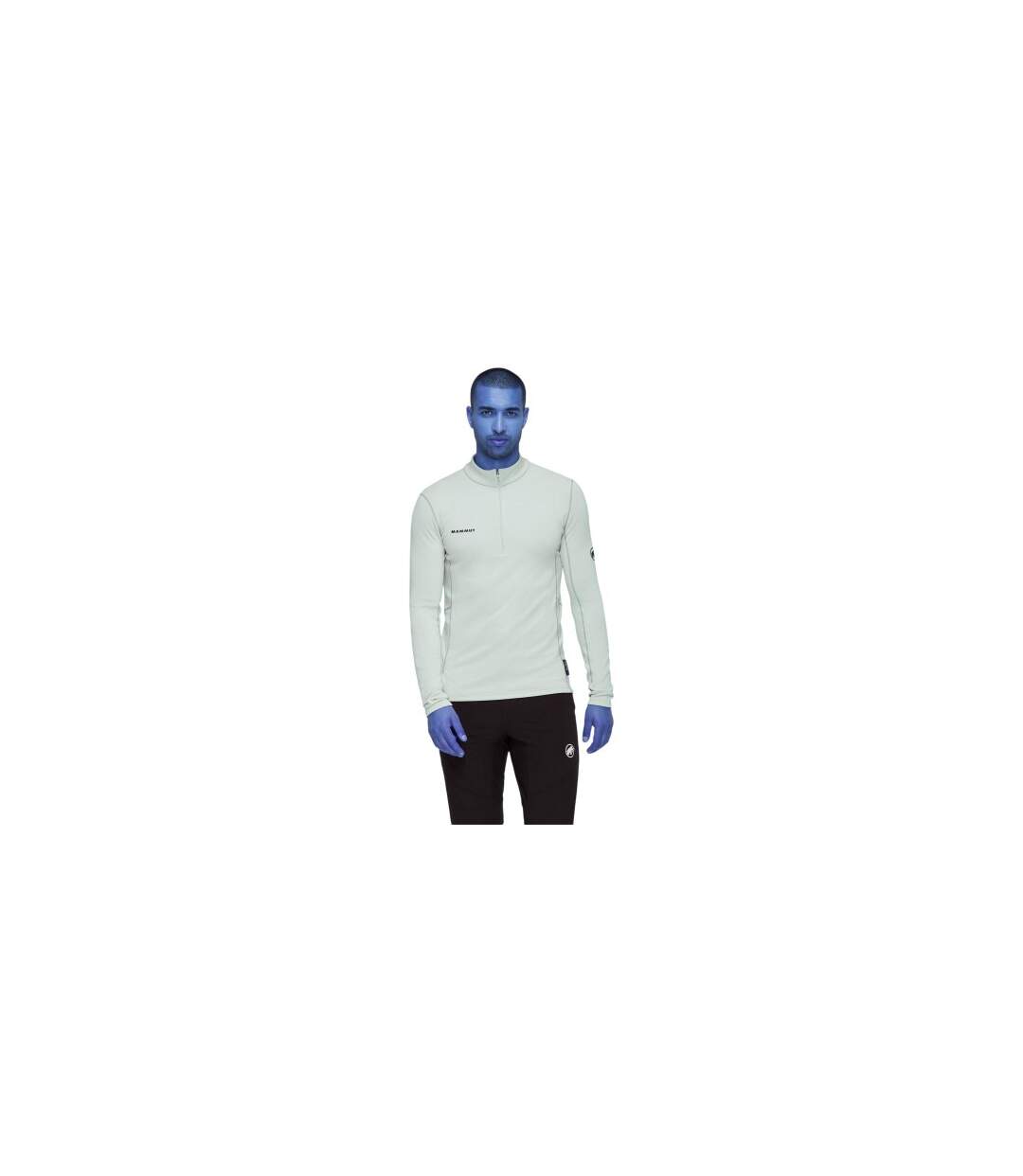 Polaire Aener Homme Sauge Argenté Mammut-1