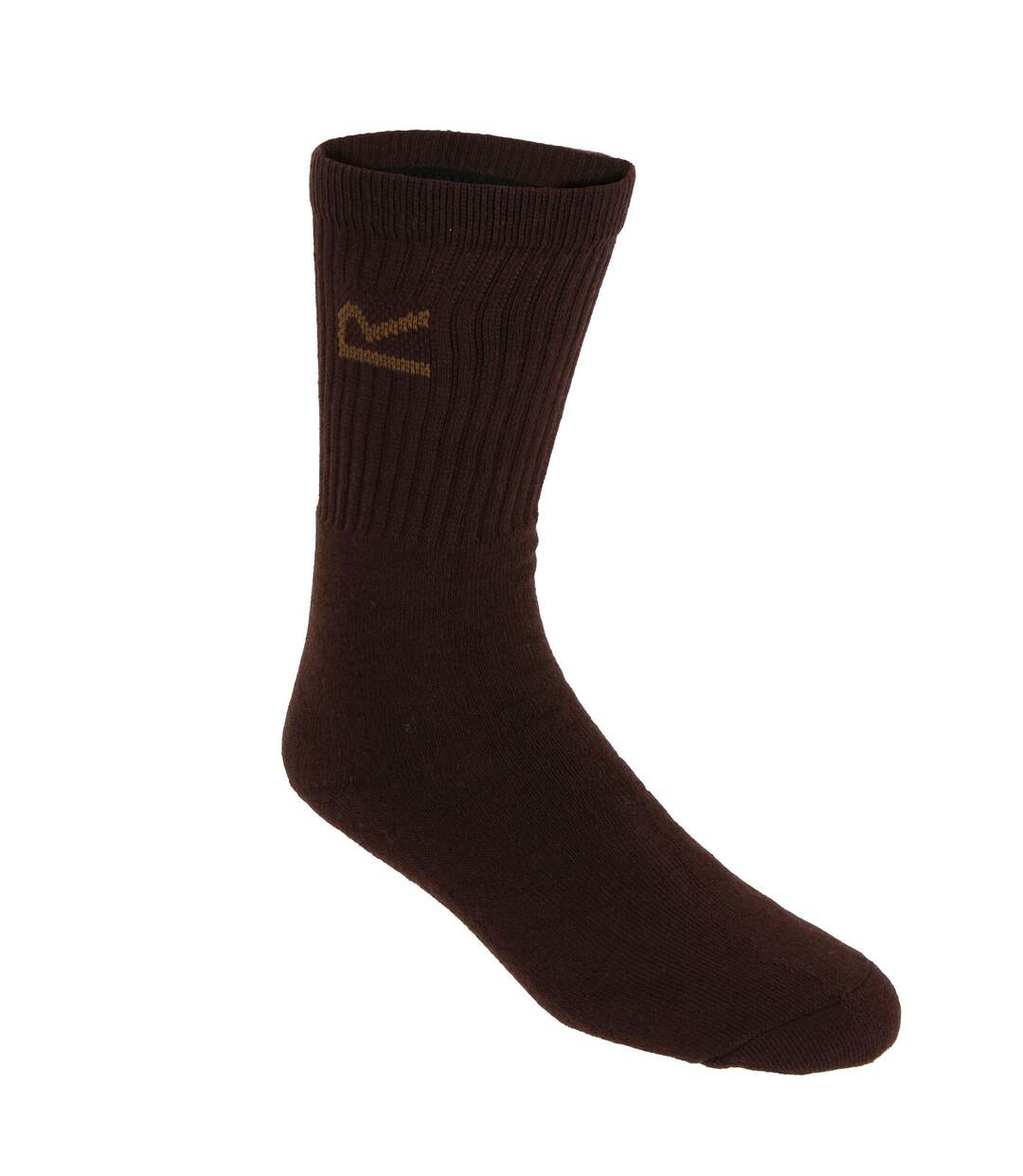 Lot de 3  Chaussettes paires homme marron marne Regatta-3