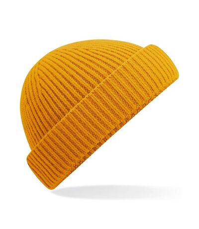 Bonnet recycled harbour adulte jaune foncé Beechfield