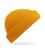 Bonnet recycled harbour adulte jaune foncé Beechfield