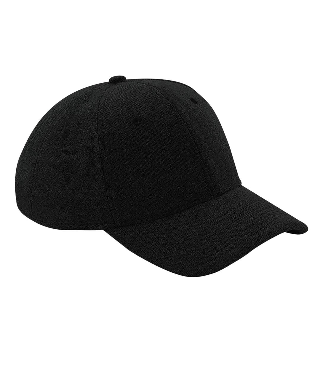 Beechfield Unisex Jersey Athleisure Baseball Cap (Black) - UTBC3685-1
