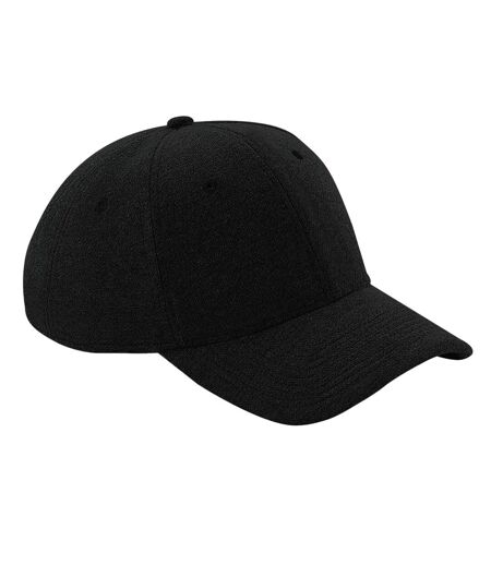 Beechfield® Unisex Jersey Athleisure Baseball Cap (Black)