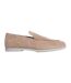 Mens Suede Flat Loafers Taupe Calvin Klein-1