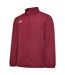 Mens Club Essential Bench Jacket Claret Umbro-1