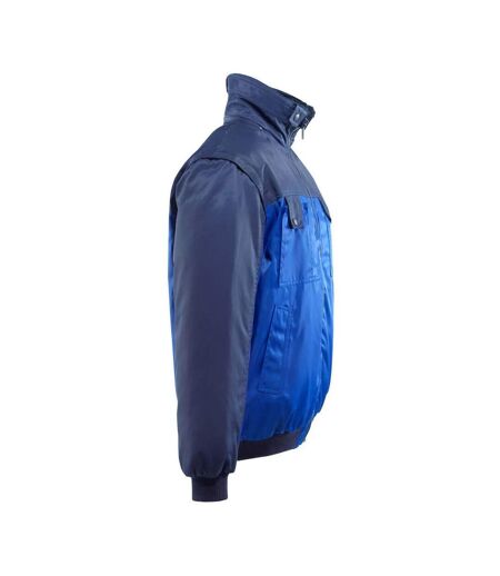 Mens Image Pilot Jacket Royal Blue Navy Mascot