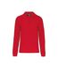 Polo manches longues - Homme - K243 - rouge