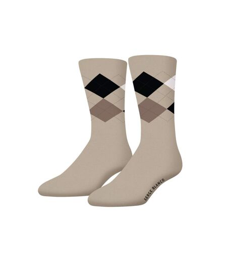 Lot de 6 paires de chaussettes de ville Serge Blanco Losange Serge Blanco