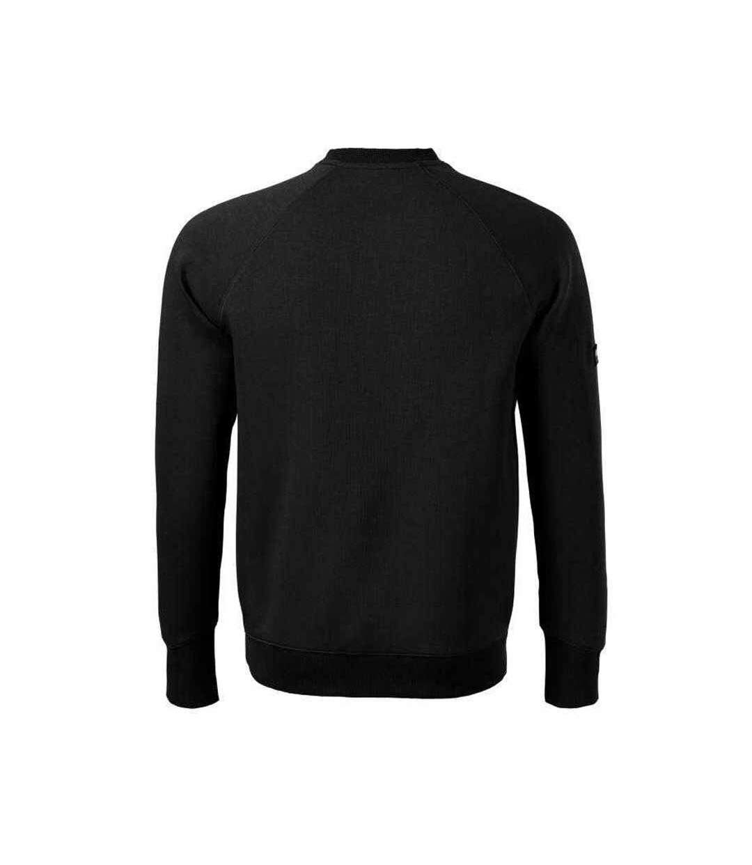 Mens Vertex Sweatshirt Black Rimeck-2