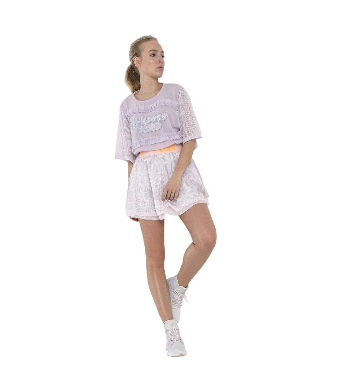 Womens/ladies X Sophia Webster Tutu Skort White Puma-4