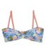 Womens/ladies Aceana Iii Abstract Floral Bikini Top Blue Regatta-1